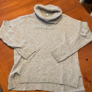 GAP Light Gray Cowl Neck Sweater